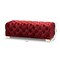 Baxton Studio Avara Velvet Upholstered Gold Finished Tufted Bench Ottoman 154-9367 - alternate 4